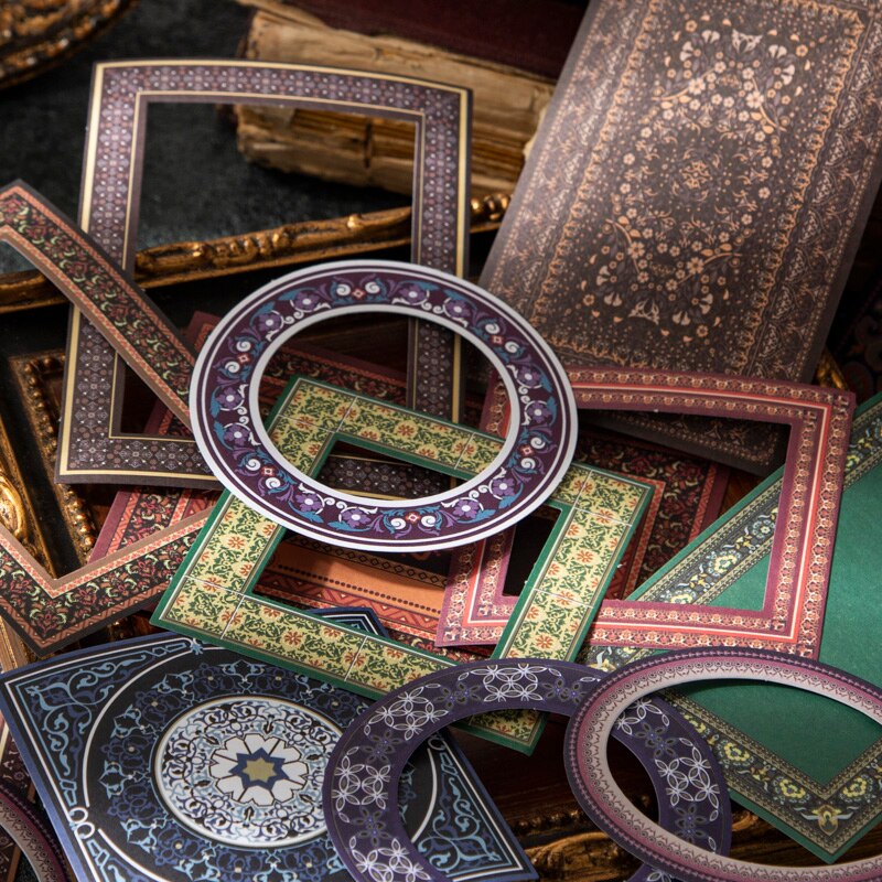 30 pcs Vintage INS tearable Hollow frame Diy Diary Album-JournalTale