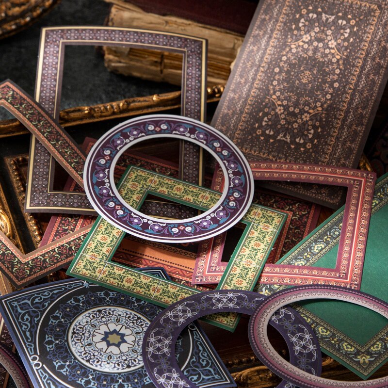 30 pcs Vintage INS tearable Hollow frame Diy Diary Album-JournalTale