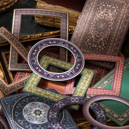 30 pcs Vintage INS tearable Hollow frame Diy Diary Album-JournalTale
