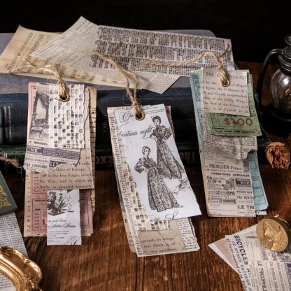 30 pcs/lot Vintage Material paper DIY Decorative collage-JournalTale
