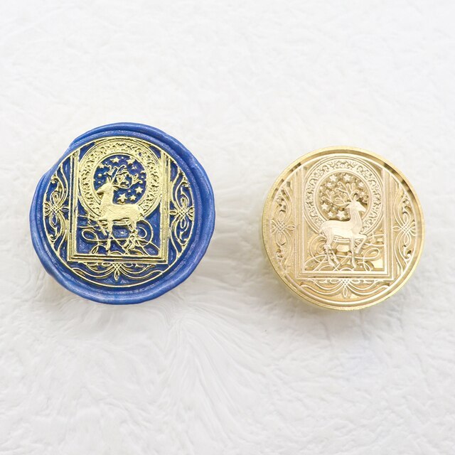 30mm Starry Animal Wax Stamp Seal Stamp-JournalTale