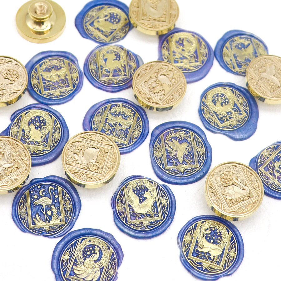 30mm Starry Animal Wax Stamp Seal Stamp-JournalTale