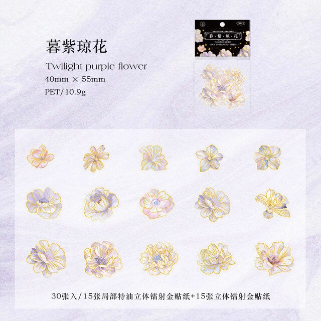 30pcs/1lot Scrapbook Sticker Vintage Decorative-JournalTale