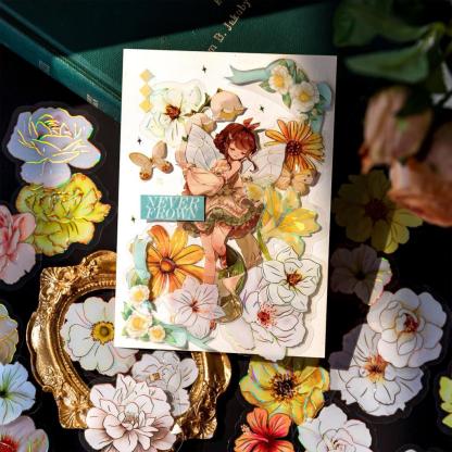 30pcs/1lot Scrapbook Sticker Vintage Decorative-JournalTale