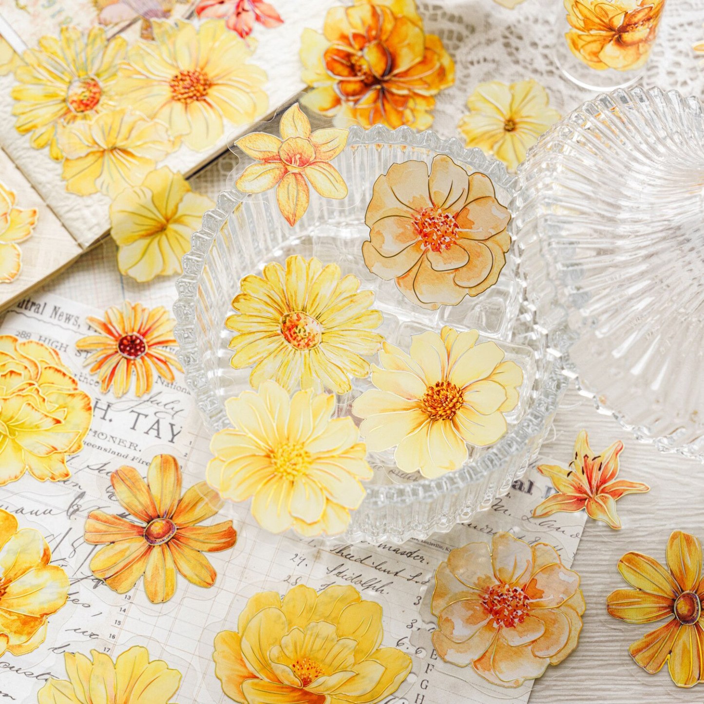 30pcs/1lot Scrapbook Sticker Vintage Decorative-JournalTale