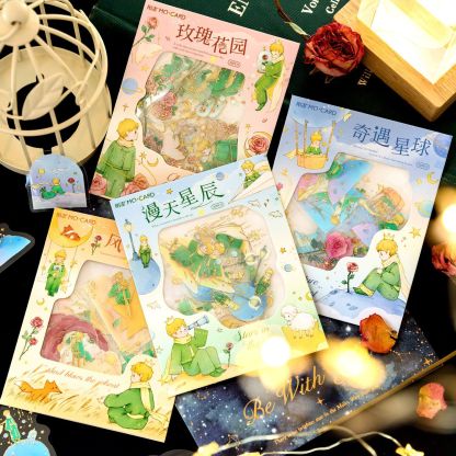 30pcs/1lot Scrapbook Sticker Vintage Prince and Rose-JournalTale