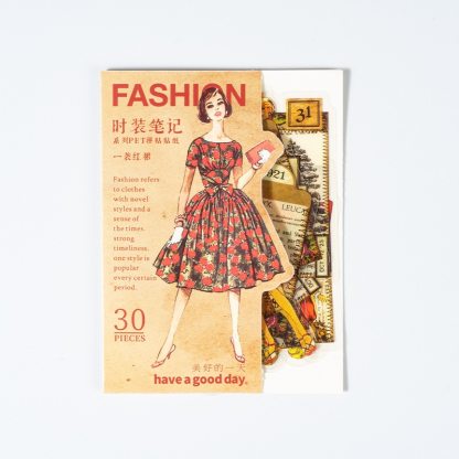 30pcs/1lot Stationery Sticker Ladies Fashion-JournalTale