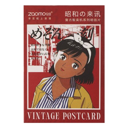 30pcs/1lot postcard Rose Traveler Decorative Adhesive-JournalTale