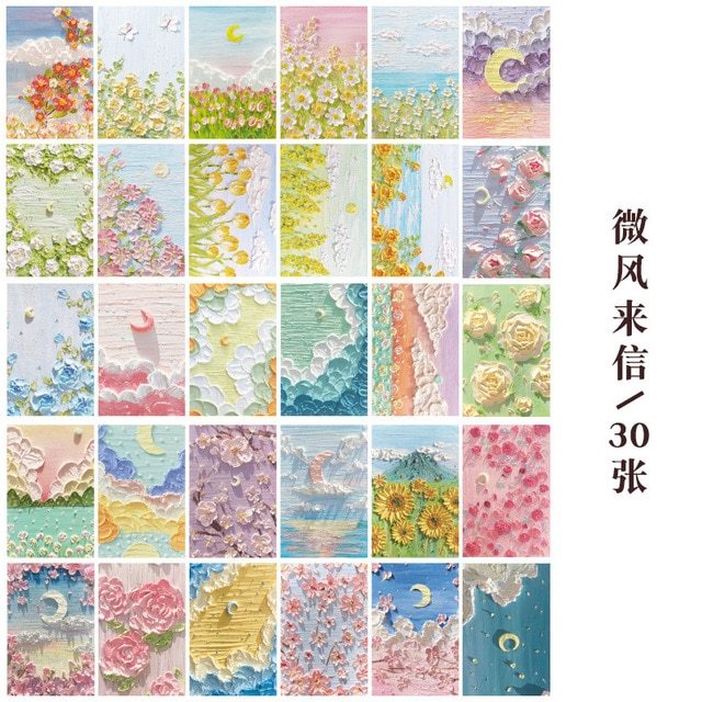 30pcs Boxed Postcard Set Life Photography Creative Retro-JournalTale