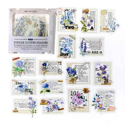 30pcs/lot Scrapbook Stickers Flower and plant handicrafts-JournalTale