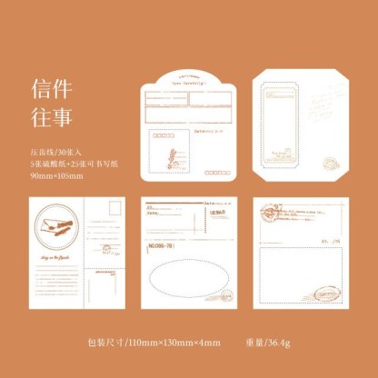 30pcs/lot Memo Pads Material Paper Fragment-JournalTale