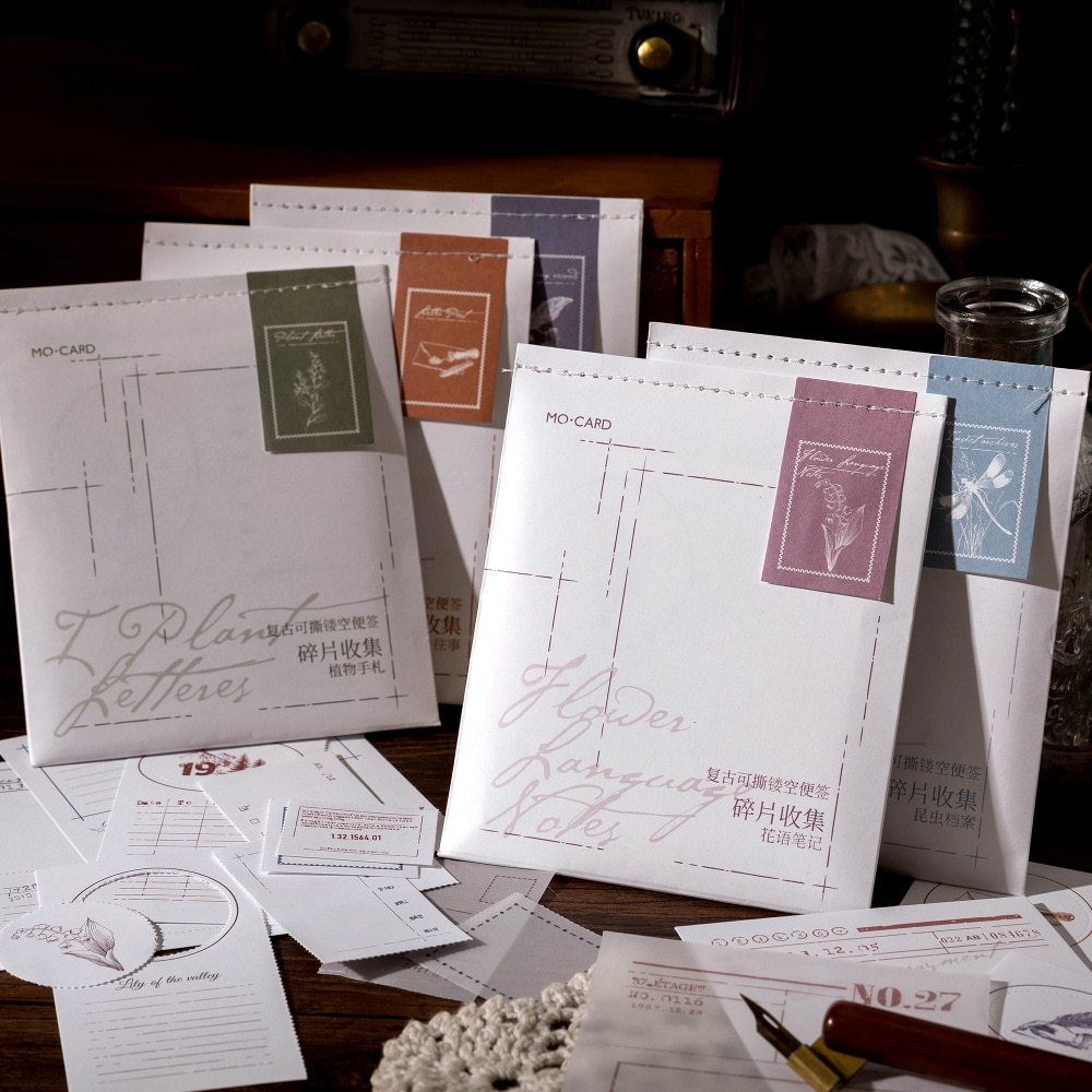 30pcs/lot Memo Pads Material Paper Fragment-JournalTale