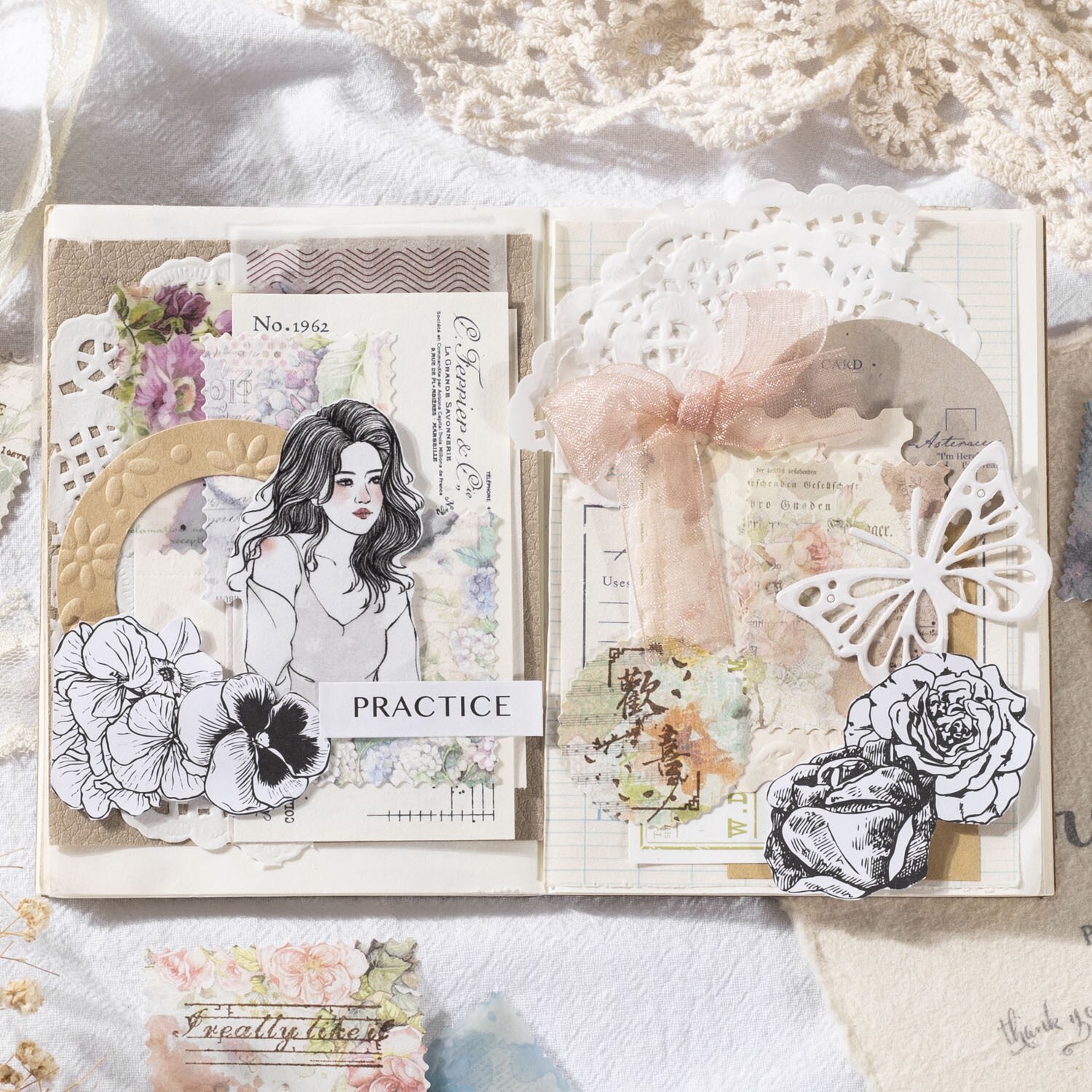 30pcs/lot Memo Pads Material Paper Postage-JournalTale