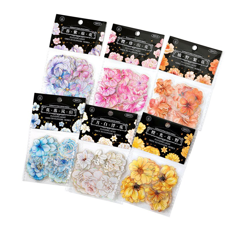 30pcs/1lot Scrapbook Sticker Vintage Decorative-JournalTale