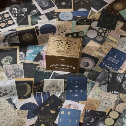 320pcs/lot Memo Pads Material Paper A retrospective books-JournalTale