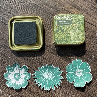 Quick Dry Ink Pad Stamps Partner Color Craft Ink Pad-JournalTale