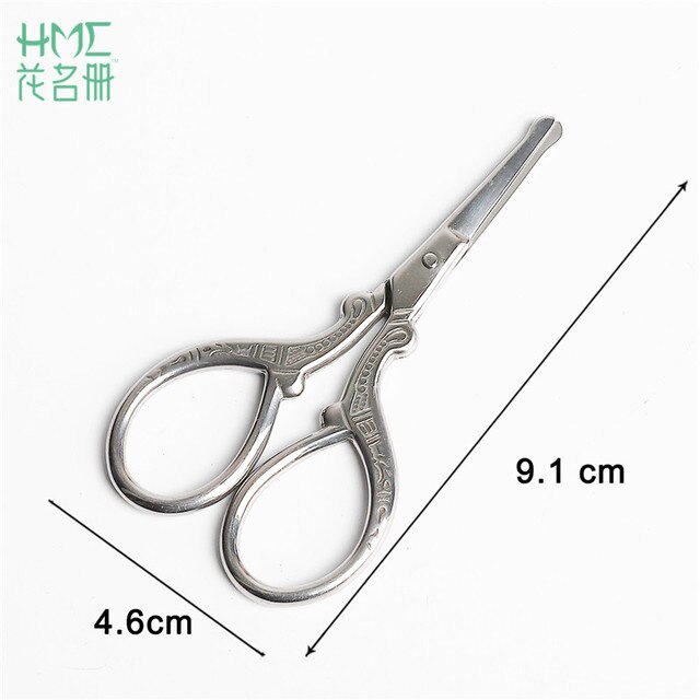 1pc/lot Durable Stainless Steel Vintage Classic Scissors-JournalTale