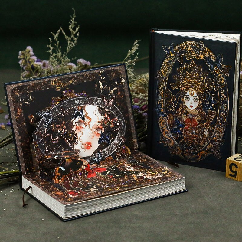 Retro Art A5 Diary Pen-JournalTale