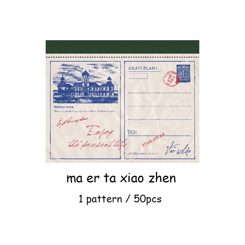 50 Sheets Wilde Letters Small Town Tales Series Memo Pad-JournalTale