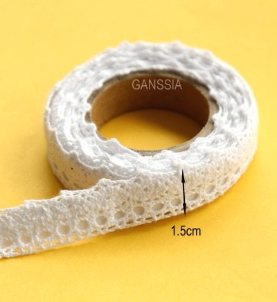 2Yards/pc Lace Tapes Adhesive Fabric Cotton-JournalTale