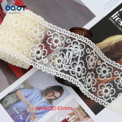 1Yards  Mesh Embroidered Lace Ribbon Materials-JournalTale