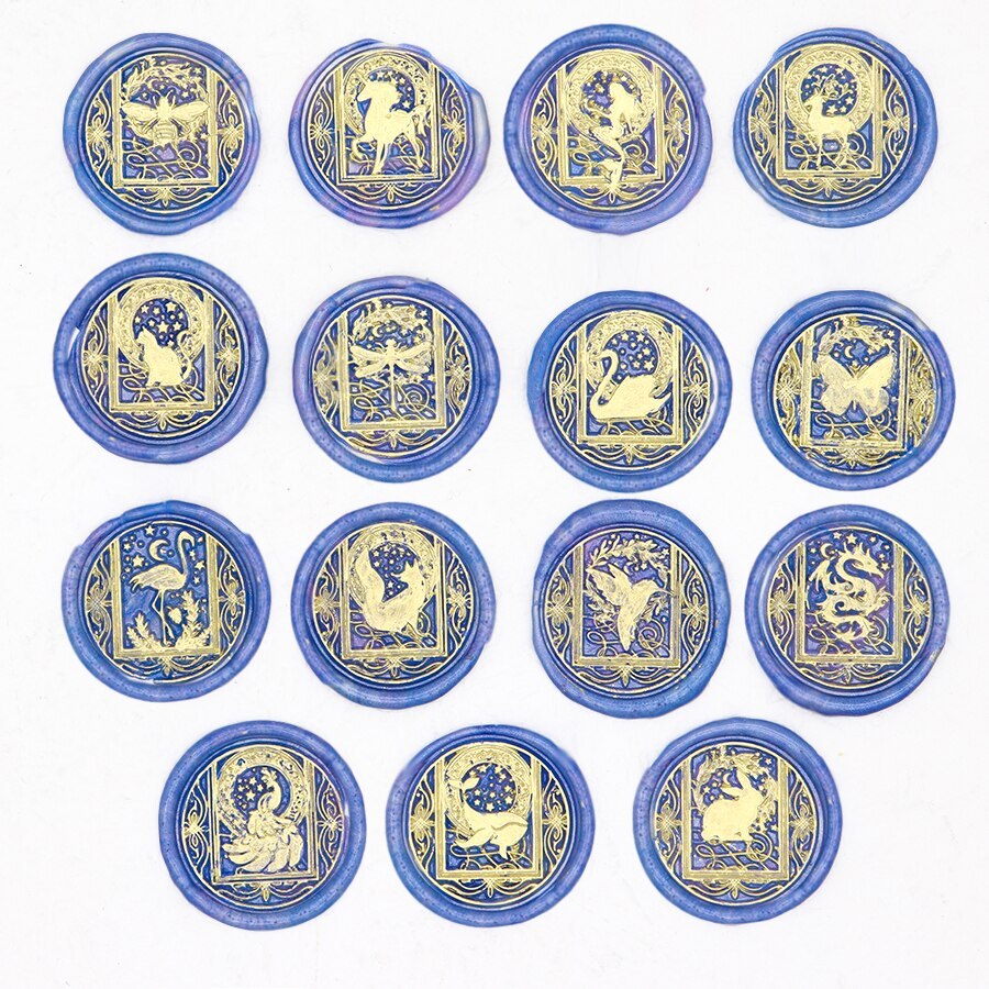 30mm Starry Animal Wax Stamp Seal Stamp-JournalTale