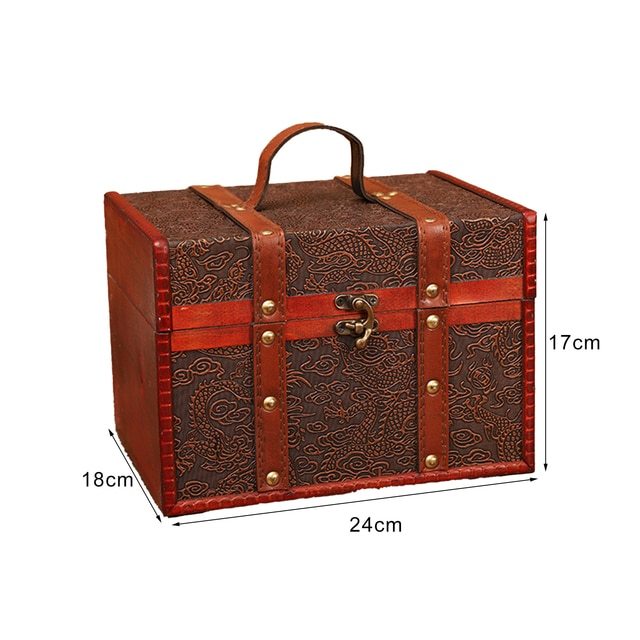 Wood Box Large Capacity Jewelry Case Moisture-proof-JournalTale