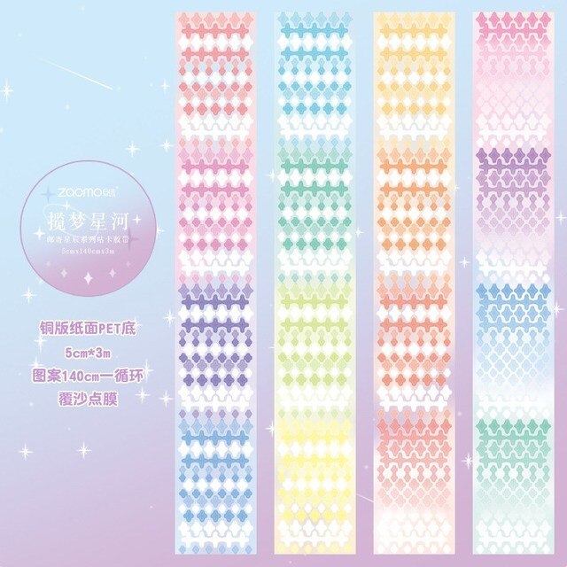 3M Laser star Sticker Tape Scrapbooking-JournalTale