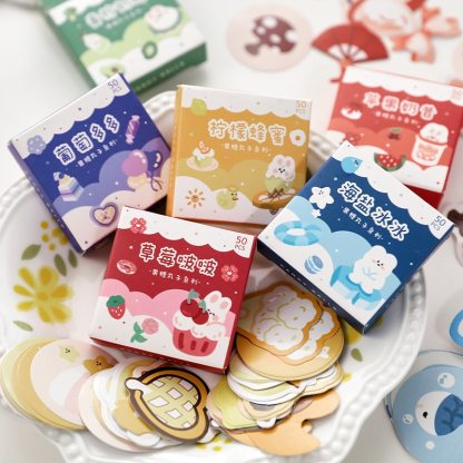 300pcs/pack Cute Stickers Film Paper Junk Journal Art-JournalTale