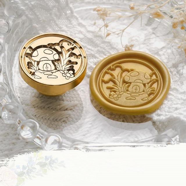 Plant Wax Seal Stamp Vintage Craft Seal Stamp-JournalTale