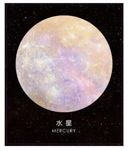 1X Starry Planet Series Round Shape Memo Pad-JournalTale