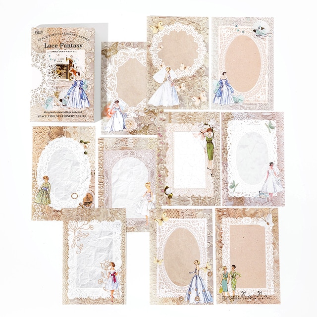 60 pcs/lot Retro Decorative paper Diy butterfly film stationery-JournalTale