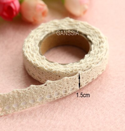 J&Bobbin Adhesive deco fabric cotton lace tape