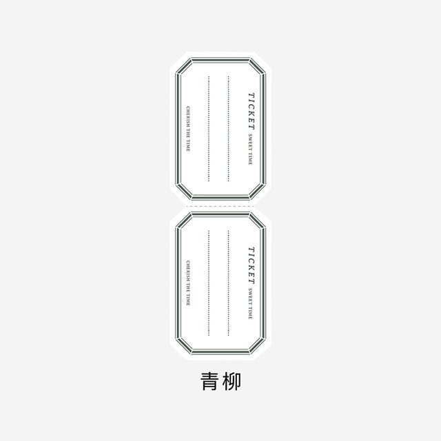 50pcs/lot Collector Simple Frame Memo Pads Sticky-JournalTale