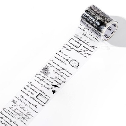 3m Time Manuscript Decorative PET Adhesive Tape Retro-JournalTale
