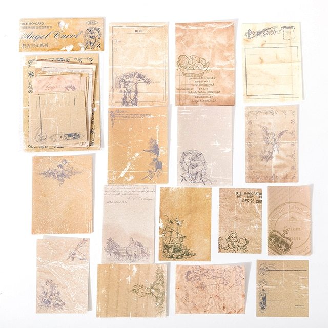 30pcs/pack Vintage Style Craft Paper DIY Scrapbook-JournalTale