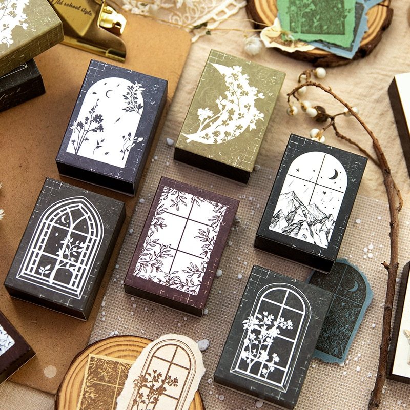 Creative Vintage Church Window Wood Stamp-JournalTale