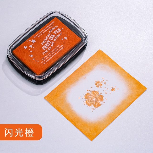 6 Colors Big Size Inkpad Craft Oil Based DIY Ink Pads-JournalTale