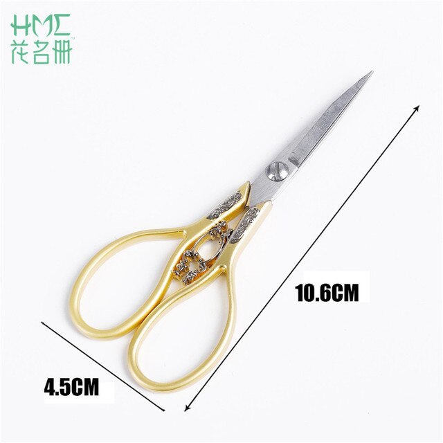 1pc/lot Durable Stainless Steel Vintage Classic Scissors-JournalTale