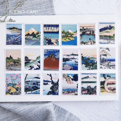 45 Pcs/pack Retro Paper Stickers Set Japanese Style-JournalTale