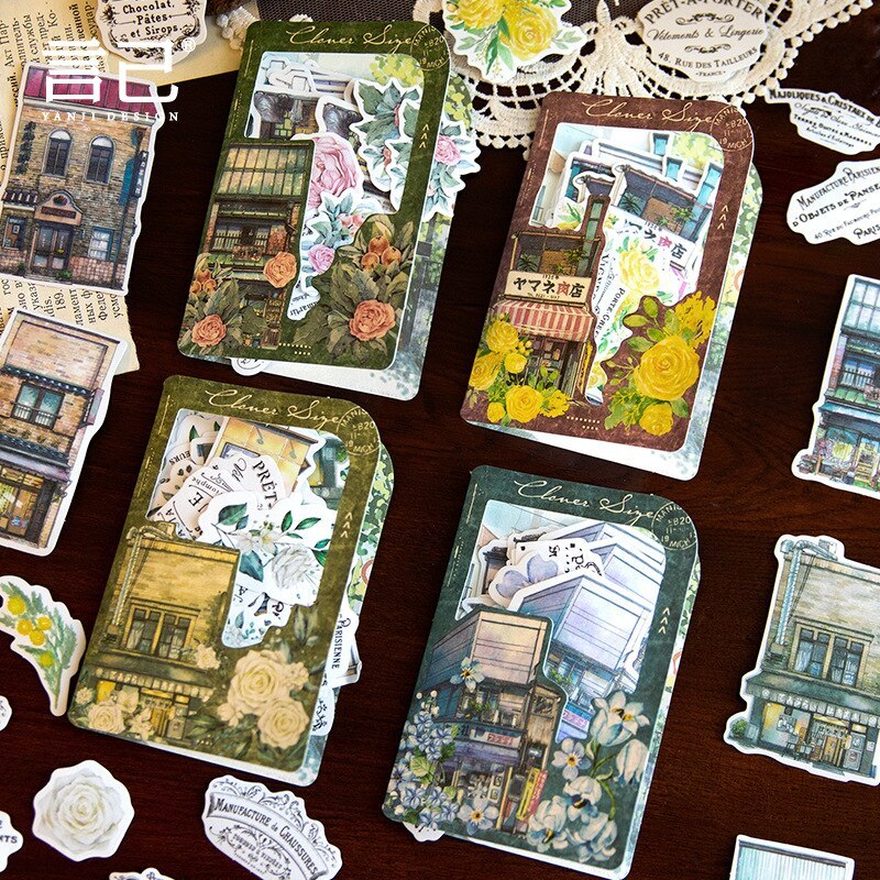 45pcs/1lot  Scrapbook Sticker Decorative Sticker-JournalTale
