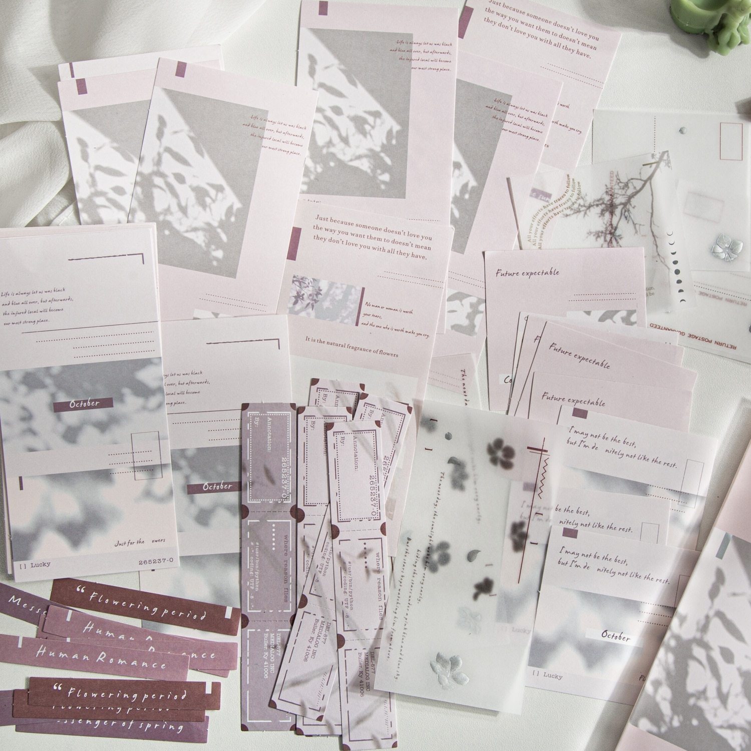 45pcs/lot Memo Pads Material Paper-JournalTale