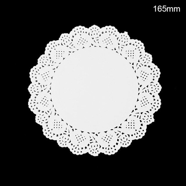 100pcs White Lace Paper DIY Box Packaging-JournalTale