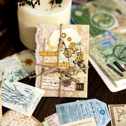 30pcs/lot Memo Pads Material Paper Background Decoration-JournalTale