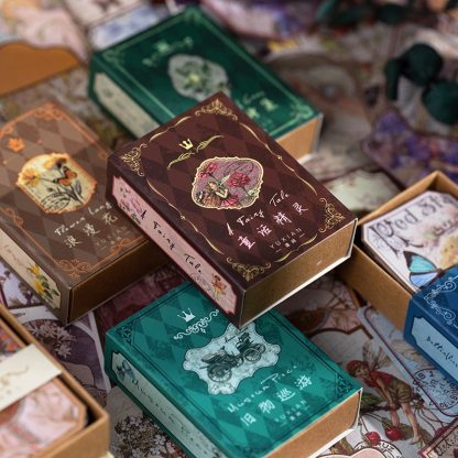 60pcs/box Vintage Stationery Stickers Retro Diary Planner-JournalTale