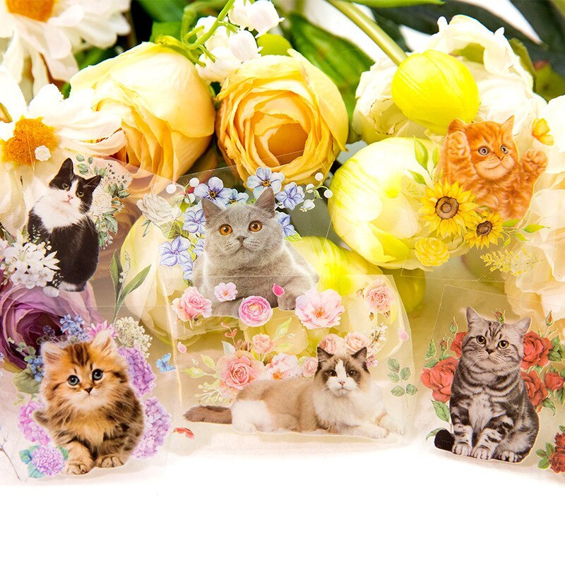 1pcs/1lot Decorative Adhesive Tapes Cat Tape-JournalTale