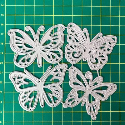 4PCS Butterfly Metal Cutting Dies for DIY Scrapbooking Making-JournalTale
