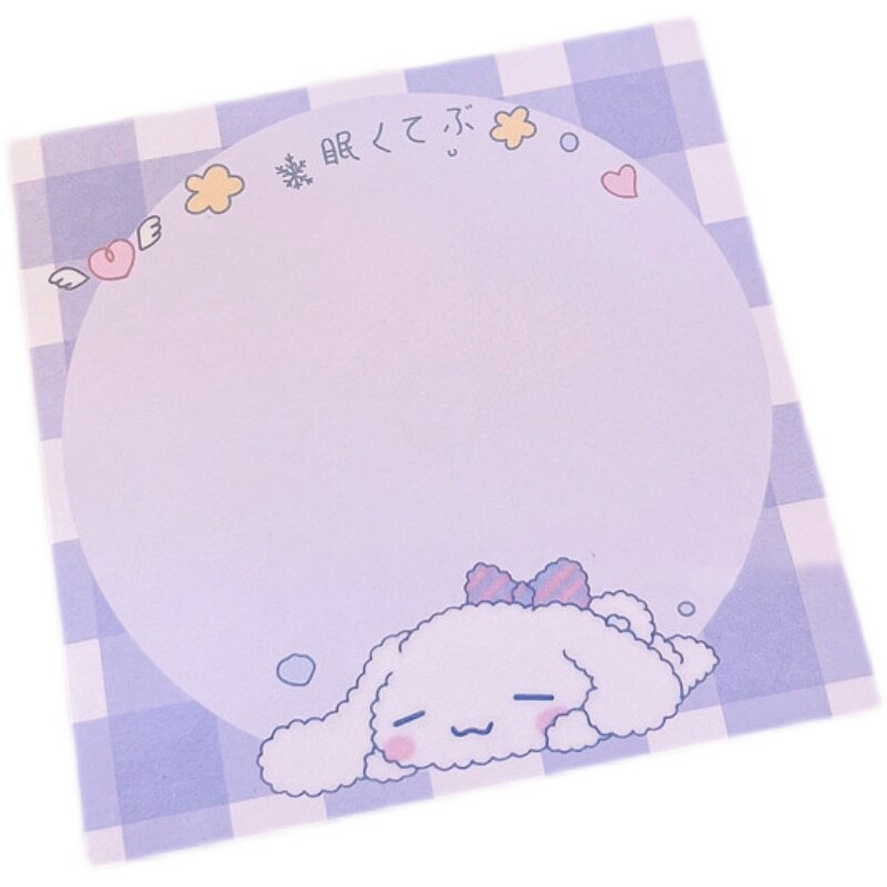 50 Sheets/pack Cute Big-eared Dog Memo Pad-JournalTale
