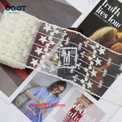1Yards  Mesh Embroidered Lace Ribbon Materials-JournalTale