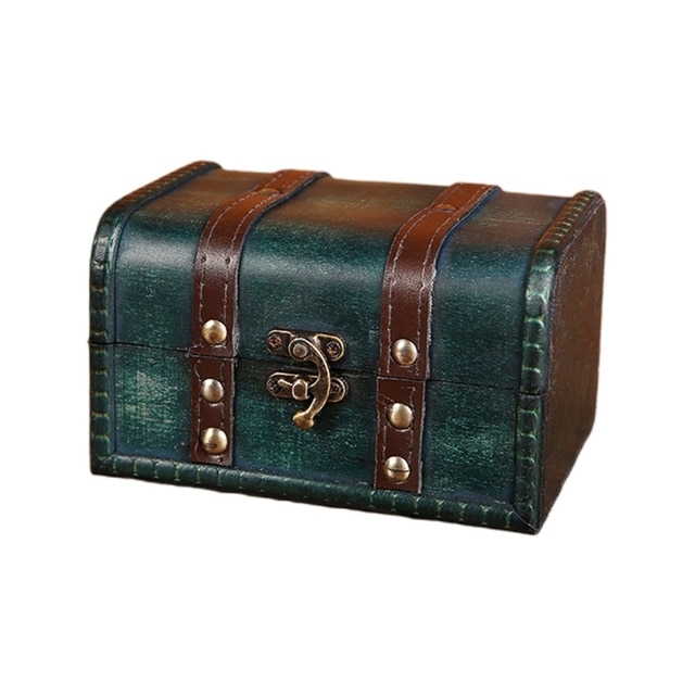 レトロな宝箱 ビンテージウッド収納ボックス-JournalTale